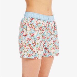 THE SLEEP CODE XS Ravi Liberty Floral Print Boxer Shorts poppy/daisy.  4
